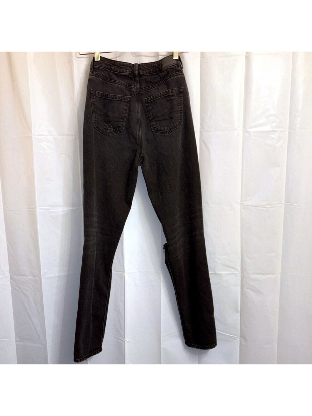 American Eagle Outfitters Women's Mom Jeans Size 0 Long Black 29" Inseam